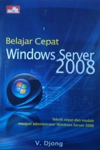 Belajar Cepat windows Server 2008