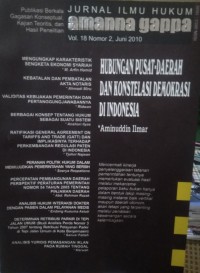 Amanna Gappa: Jurnal Ilmu Hukum