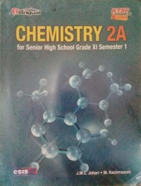 Image of Chemistry 2A for Senior High School Grade XI Semester 1