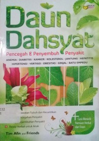 Image of Daun dahsyat: Pencegah & penyembuh penyakit