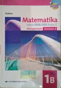 Image of Matematika untuk SMA/MA kelas X : Kelompok wajib semester 2