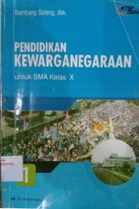 Pendidikan Kewarganegaraan untuk SMA Kelas X