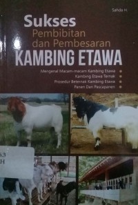 Image of Sukses pembibitan dan pembesaran kambing etawa