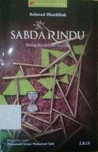 Sabda rindu: Antologi puisi Achmad Ubaidillah