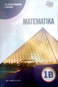 Matematika untuk SMP/MTs jilid 1B  kelas VII semester 2