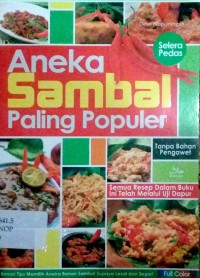 Aneka sambal paling populer