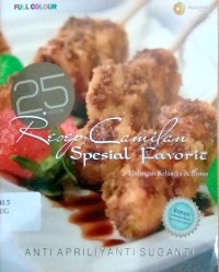 Image of 25 resep cemilan spesial favorit