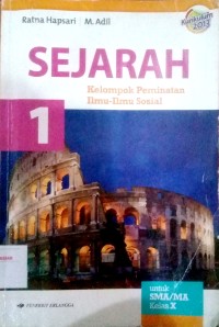 Image of Sejarah untuk SMA/MA kelas X