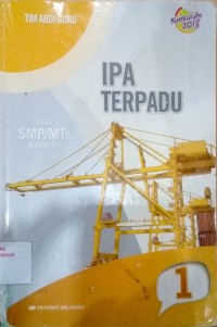 Image of IPA Terpadu untuk SMP/MTS Kelas VII