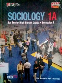 Image of Sociology 1A: For senior high school grade X semester 1