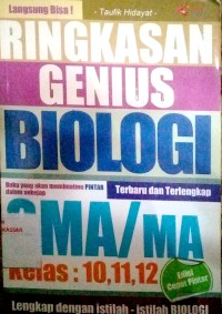 Image of Ringkasa genius Biologi SMA/MA kelas 10, 11, 12