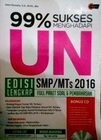 Image of 99% sukses menghadapi UN SMP/MTs 2016