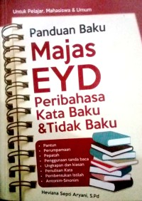 Image of Panduan baku majas eyd peribahasa kata baku & tidak baku