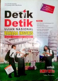 Image of Detik-detik Ujian Nasional Bahasa Inggris: untuk SMP/MTs tahun pelajaran 2016/217