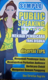 Simple public speaking