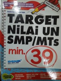 Target nilai UN SMP/MTS