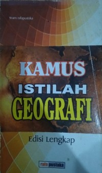 Image of Kamus istilah Geografi