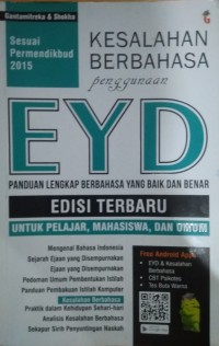 Image of Kesalahan berbahasa penggunaan EYD: Panduan lengkap berbahasa yang baik dan benar