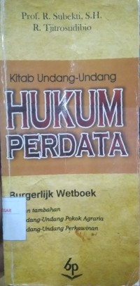 Kitab Undang-Undang Hukum Perdata